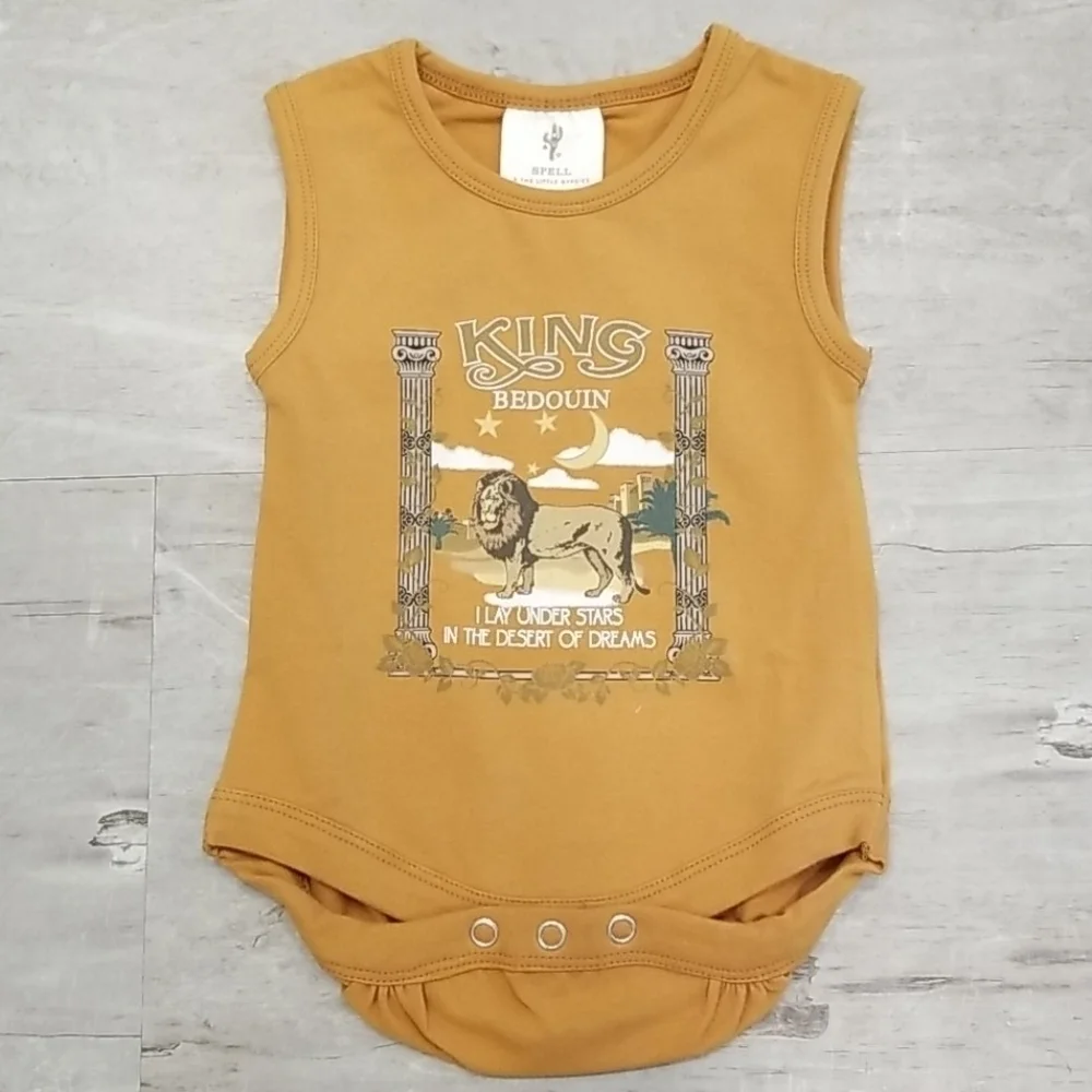 💕SPELL & THE GYPSY💕 King Bedouin Romper 3-6 M